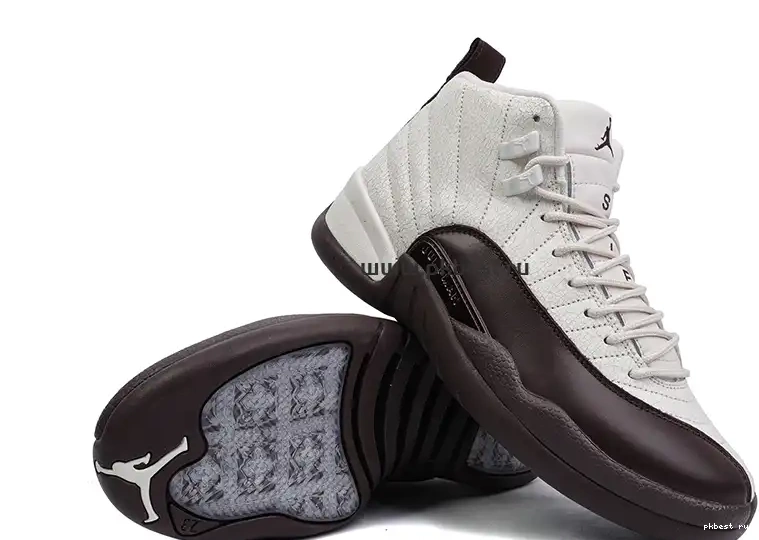 Jordan x GOD SoleFly and READY black 12 White SHIP Air Jordan MATERIALS TO PK RETAIL 0606